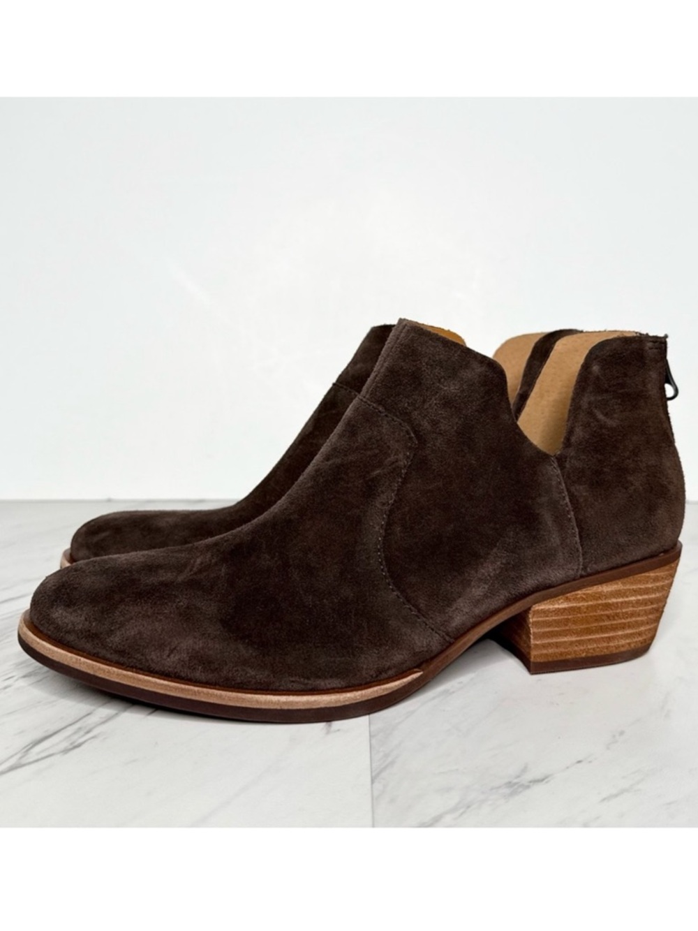 Kork Ease Skye Brown Suede Bootie 6 1/2 M